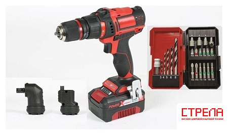 Дрель-шуруповерт Einhell E-CD 18/45 3X-Li 4513990 (с 1-им АКБ, кейс)