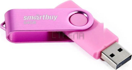 USB Flash SmartBuy Twist 64GB (розовый)