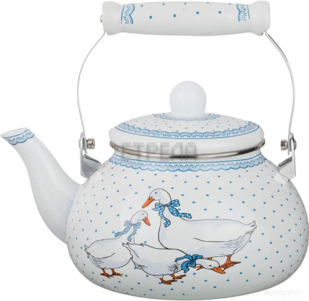 Чайник без свистка Agness Гуси 934-343
