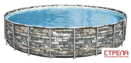 Каркасный бассейн Bestway Power Steel Камень 56889 (671x132)
