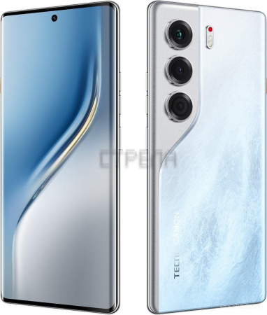 Телефон Tecno Camon 40 Pro 8GB/256GB (ледяной белый)