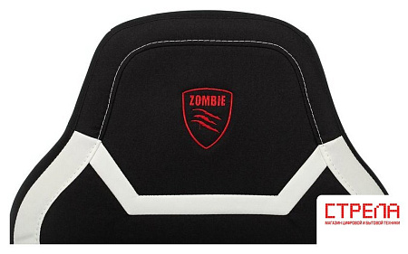 Игровое (геймерское) кресло Zombie 10 (черный/белый)