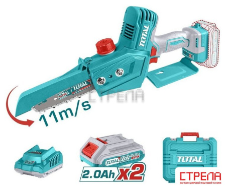 Аккумуляторная пила Total TGSLI20686 (с 2-мя АКБ)