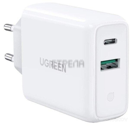 Сетевое зарядное устройство Ugreen CD170 60468 (белый)