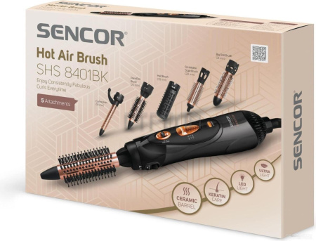 Фен-щетка Sencor SHS 8401BK