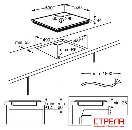 Варочная панель Electrolux LIR60430BW