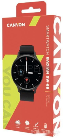 Умные часы Canyon Badian CNS-SW68BB (черный)