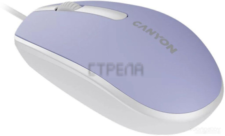 Мышь Canyon M-10 (сиреневый/белый)