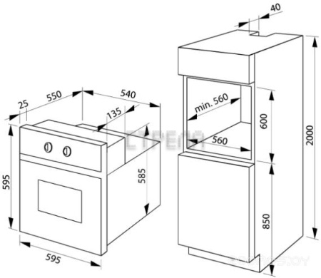 Духовой шкаф Hansa BOEI68471
