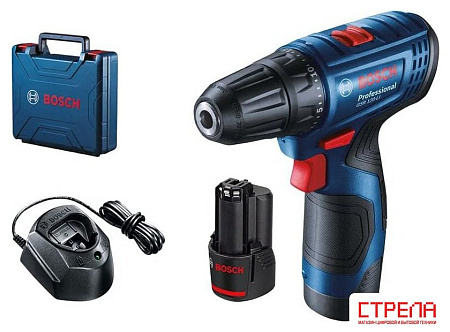 Дрель-шуруповерт Bosch GSR 120-LI Professional 06019G8000 (с 2-мя АКБ, кейс)
