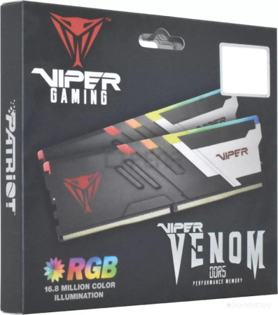 Оперативная память Patriot Viper Venom RGB 2x16ГБ DDR5 5600МГц PVVR532G560C36K
