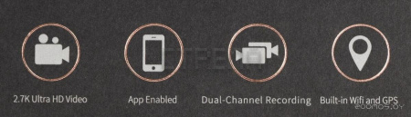 Автомобильный видеорегистратор 70mai Dash Cam Pro Plus A500S