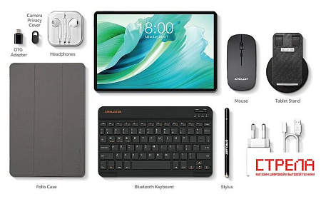 Планшет Teclast P30T 4GB/128GB (с аксессуарами, серый)