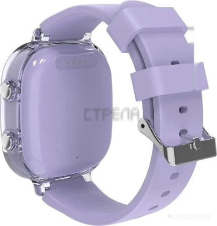 Умные часы с наушниками Aimoto Crystal 4G (сиреневый)