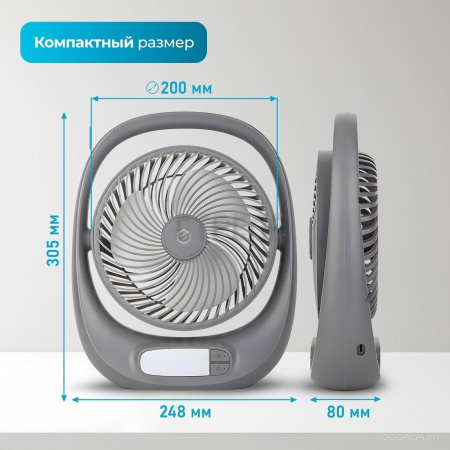 Вентилятор Evolution AirLeaf AL-101 (серый)