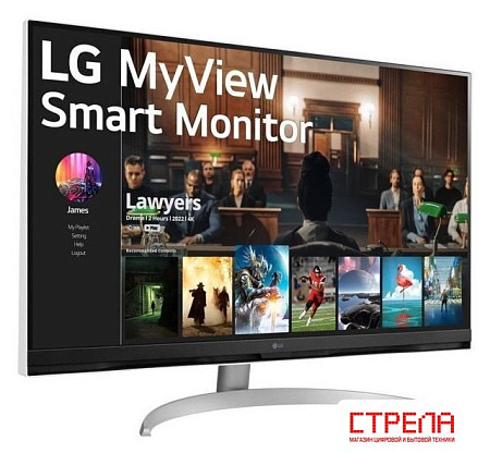 Smart монитор LG MyView Smart Monitor 32SQ700S-W