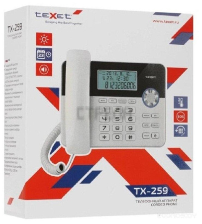 Проводной телефон TeXet TX-259