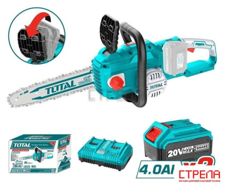 Аккумуляторная пила Total TGSLI401682 (с 2-мя АКБ)