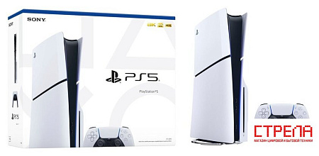 Игровая приставка Sony PlayStation 5 Slim CFI-20XX (1 ревизия, с дисководом)