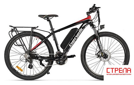 Электровелосипед Benelli E-MTB Alpan 27.5 (черный/красный)