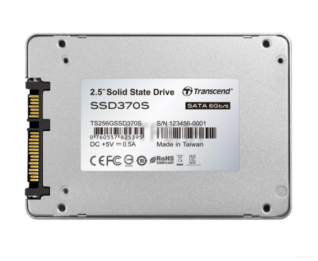 Жесткий диск Transcend 2.5” SATA III (Premium) (SSD370S) 256GB (TS256GSSD370S)