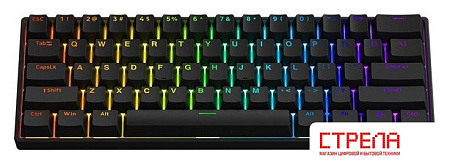 Клавиатура Akko 3061S HE Black Shine-Through (Akko Cream Yellow V3)