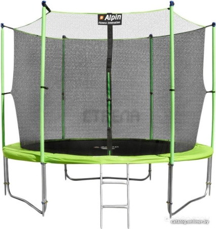 Батут Alpin Inside 3.12 м с защитной сеткой и лестницей