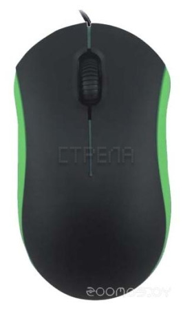 Мышь Ritmix ROM-111 Black-Green USB