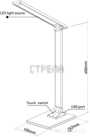 Настольная лампа Platinet PDLX14S