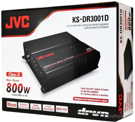 Автомобильный усилитель JVC KS-DR3001D