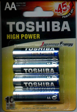 Toshiba Alkaline LR6 4BP