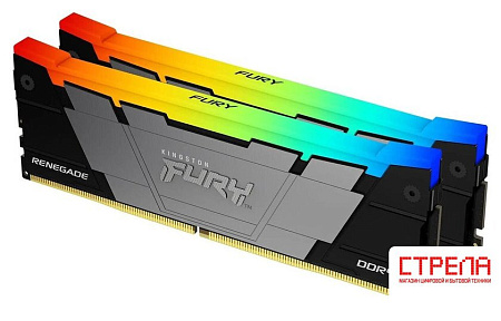 Оперативная память Kingston FURY Renegade RGB 2x8ГБ DDR4 4600 МГц KF446C19RB2AK2/16