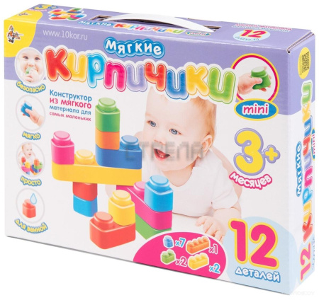 Конструктор Десятое королевство Мягкие кирпичики 02671