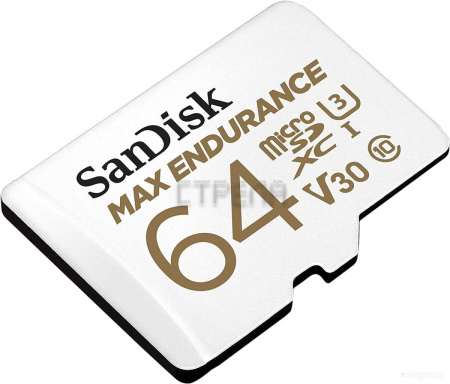 Карта памяти SanDisk microSDXC SDSQQVR-064G-GN6IA 64GB (с адаптером)