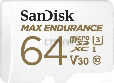 Карта памяти SanDisk microSDXC SDSQQVR-064G-GN6IA 64GB (с адаптером)