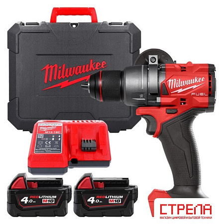 Ударная дрель-шуруповерт Milwaukee M18 FUEL M18FPD3-402C 4933492473 (с 2-мя АКБ 4 Ач, кейс)