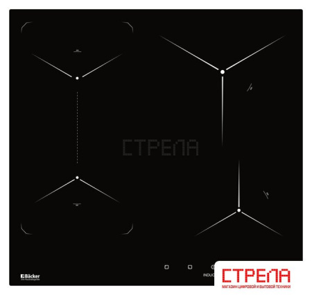 Варочная панель Backer BIH604-1T-S5 Black