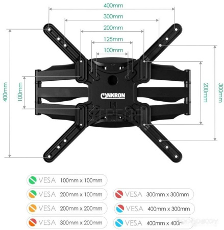 Кронштейн Onkron M5 (черный)