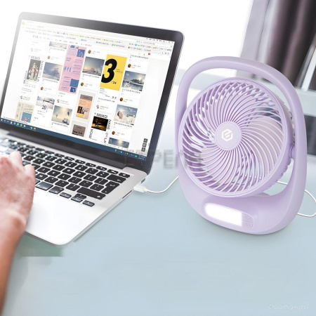 Вентилятор Evolution AirLeaf AL-101 (фиолетовый)
