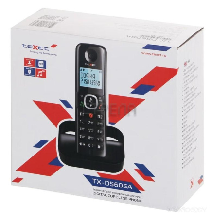 Радиотелефон TeXet TX-D5605A (черный)