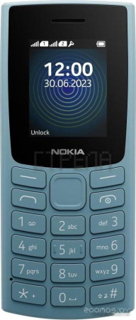Кнопочный телефон Nokia 110 (2023) Dual SIM TA-1567 (небесно-голубой)