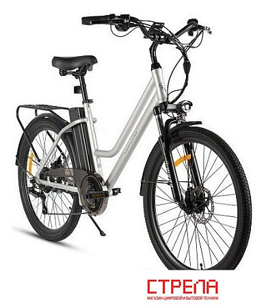 Электровелосипед Eltreco Moon (серебристый матовый)