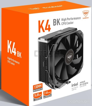 Кулер для процессора PCcooler K4 (черный)