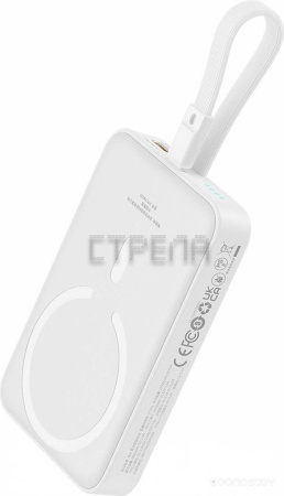 Внешний аккумулятор Baseus Magnetic Mini Wireless Fast Charge 20W 10000mAh (белый)