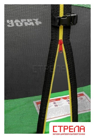 Батут Happy Jump 10ft Pro 312 см с внешней сеткой и лестницей