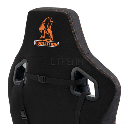 Кресло Evolution Nomad (черный/оранжевый)