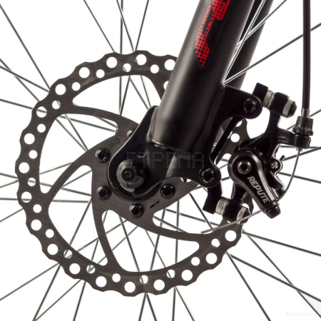 Велосипед Foxx Aztec D 26 (14, черный, 2023) (26SHD.AZTECD.14BK3)