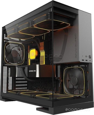 Корпус Geometric Future Model 5 (черный/серый)