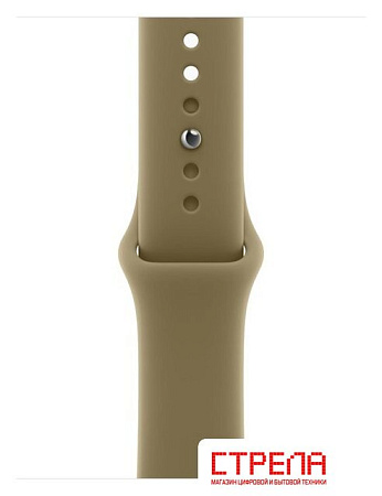 Умные часы Apple Watch Series 12 42 мм (алюминиевый корпус, темная бронза/оливковый, спортивный силиконовый ремешок S/M)