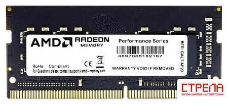 Оперативная память AMD Radeon 16GB DDR4 SODIMM PC4-25600 R9416G3206S2S-U